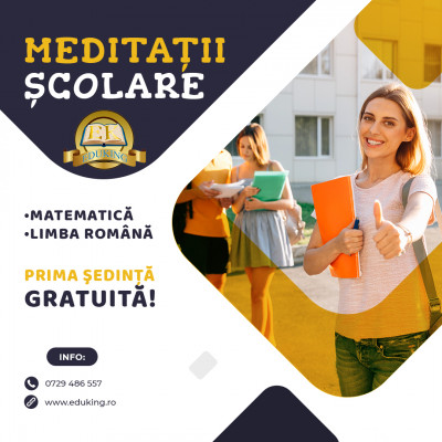 Meditatii Matematica Bucuresti - Sectorul 5 EDUKING -EXPERTI IN EXAMENELE NATIONALE